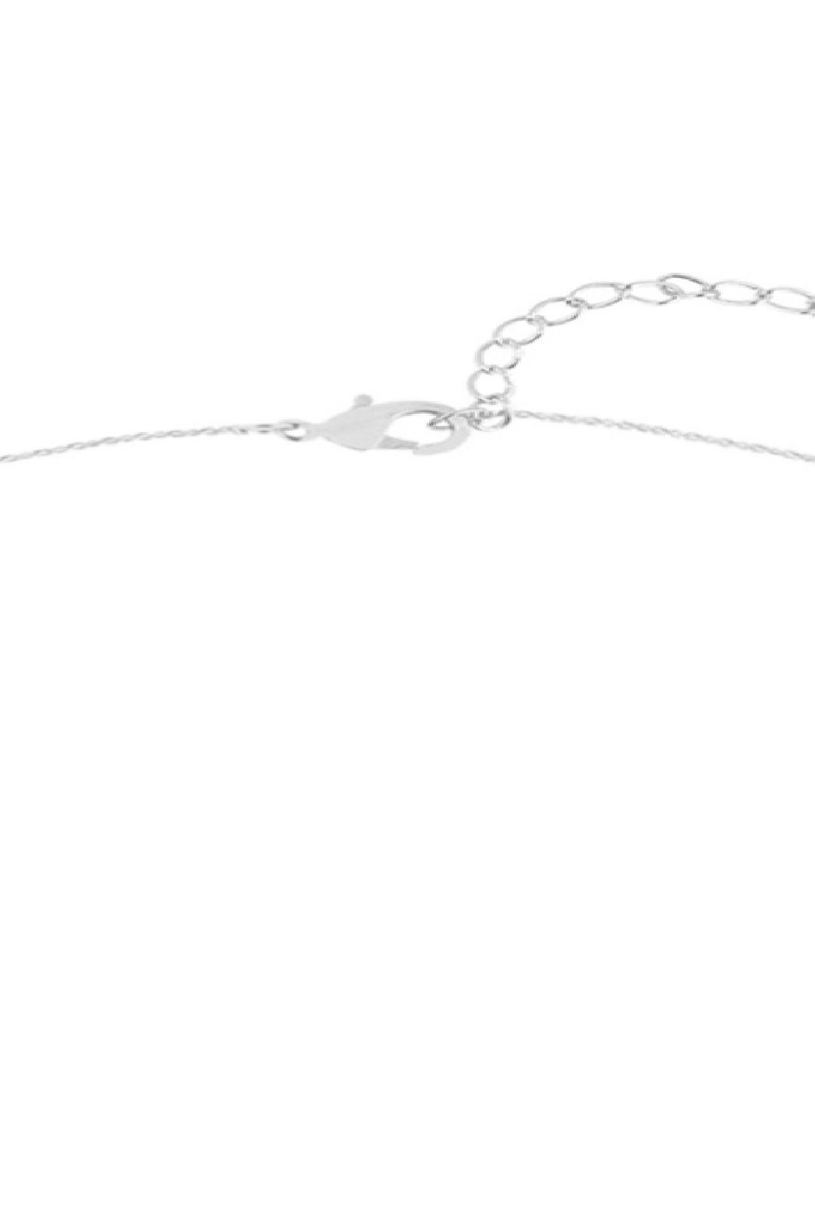 Necklace Dots Cross Negro &amp; Plata Acero inoxidable Imagen3